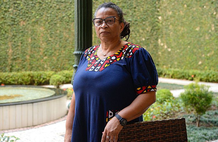 Rio de Janeiro (RJ), 13/09/2023 – A coordenadora geral da ONG Criola, Lúcia Xavier posa para fotografia para a Agência Brasil. Foto: Tomaz Silva/Agência Brasil