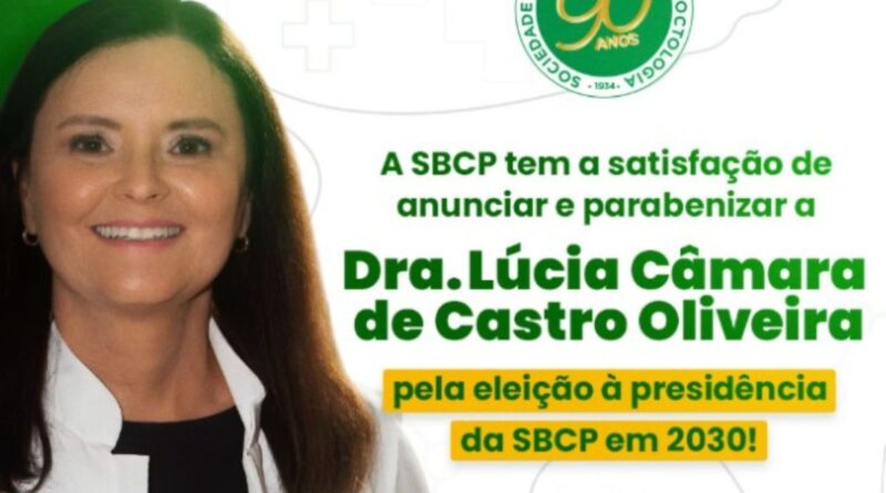 Dra. Lucia Oliveira Assume Presidência da SBCP e Promete Gestão Voltada à Ciência e Formação