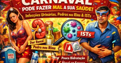 Carnaval liga alerta para riscos urológicos: infecção urinária, pedras nos rins e ISTs entram na agenda da folia